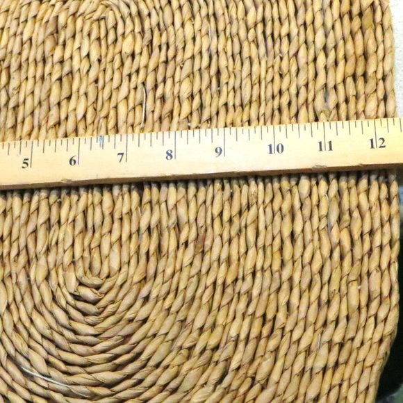 Set Of Two Woven Placemats Rattan Indoor Outdoor Dining Unbranded - Picture 5 of 5